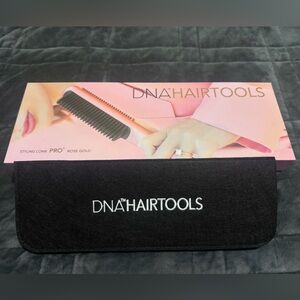 DNA Hair Tools Rose Gold Heated Straightening Brush